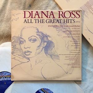 Diana Ross - “All The Great Hits” Vinyl 2xLP